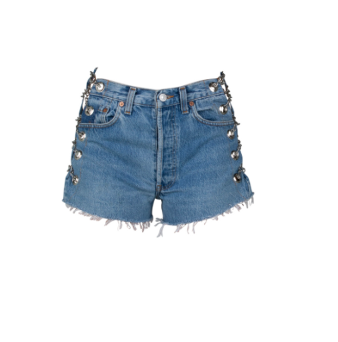 Vintage Blue Chain Shorts de EB Denim