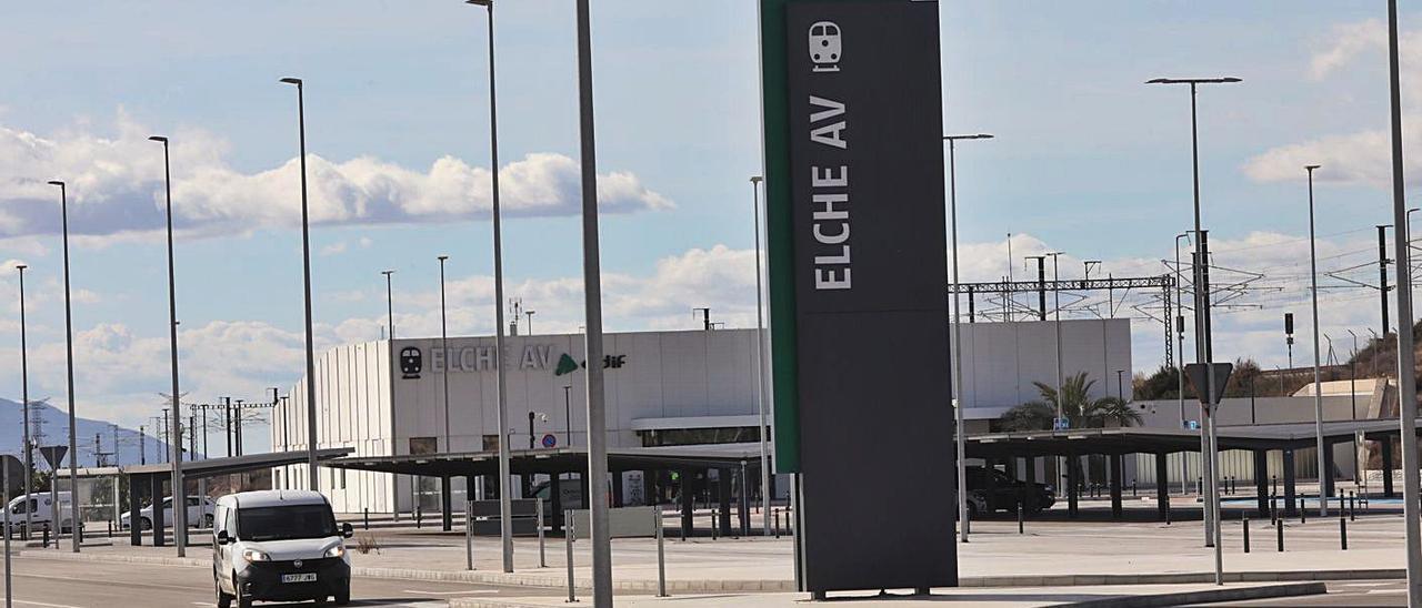 Estación de alta velocidad de Elche, ubicada en la partida de Matola. | ANTONIO AMORÓS