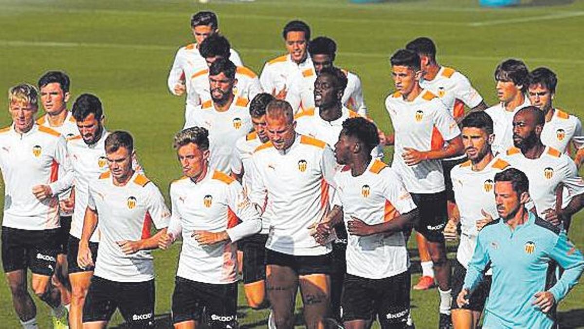 Entrenamiento del Valencia CF