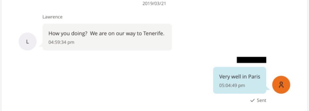 «De camino a Tenerife»