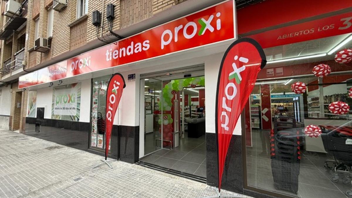 Fachada del nuevo Proxi en el distrito Levante.