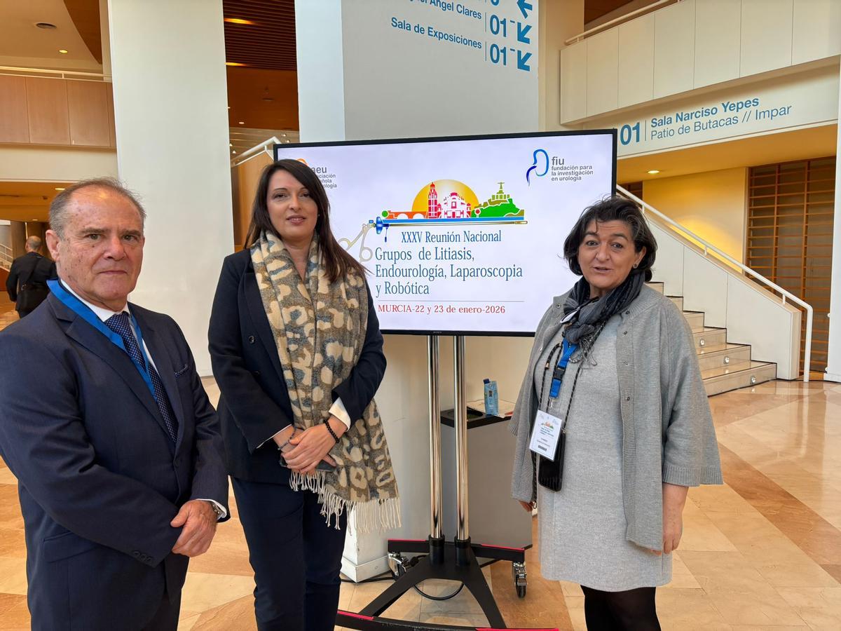 Inauguración de las jornadas de Urología que se celebran en Murcia.