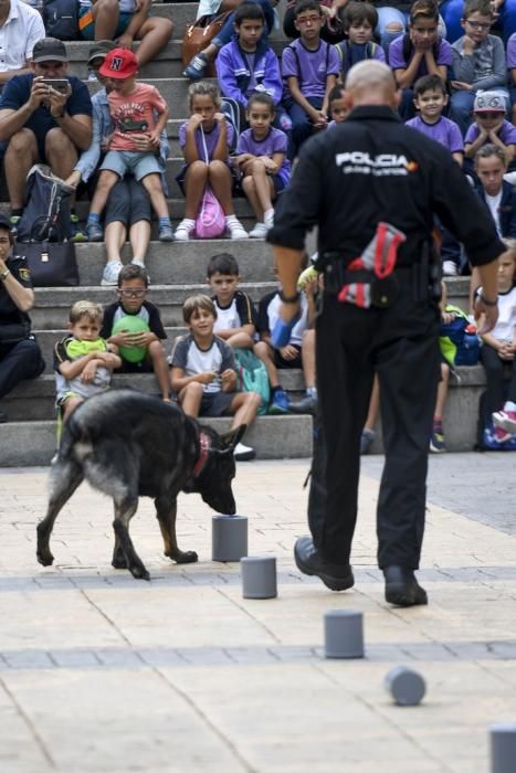 27-09-19 LAS PALMAS DE GRAN CANARIA. . LAS PALMAS DE GRAN CANARIA. Jornada de puertas abiertas de la Policía Nacional en el Parque Juan Pablo II. Fotos: Juan Castro.  | 27/09/2019 | Fotógrafo: Juan Carlos Castro