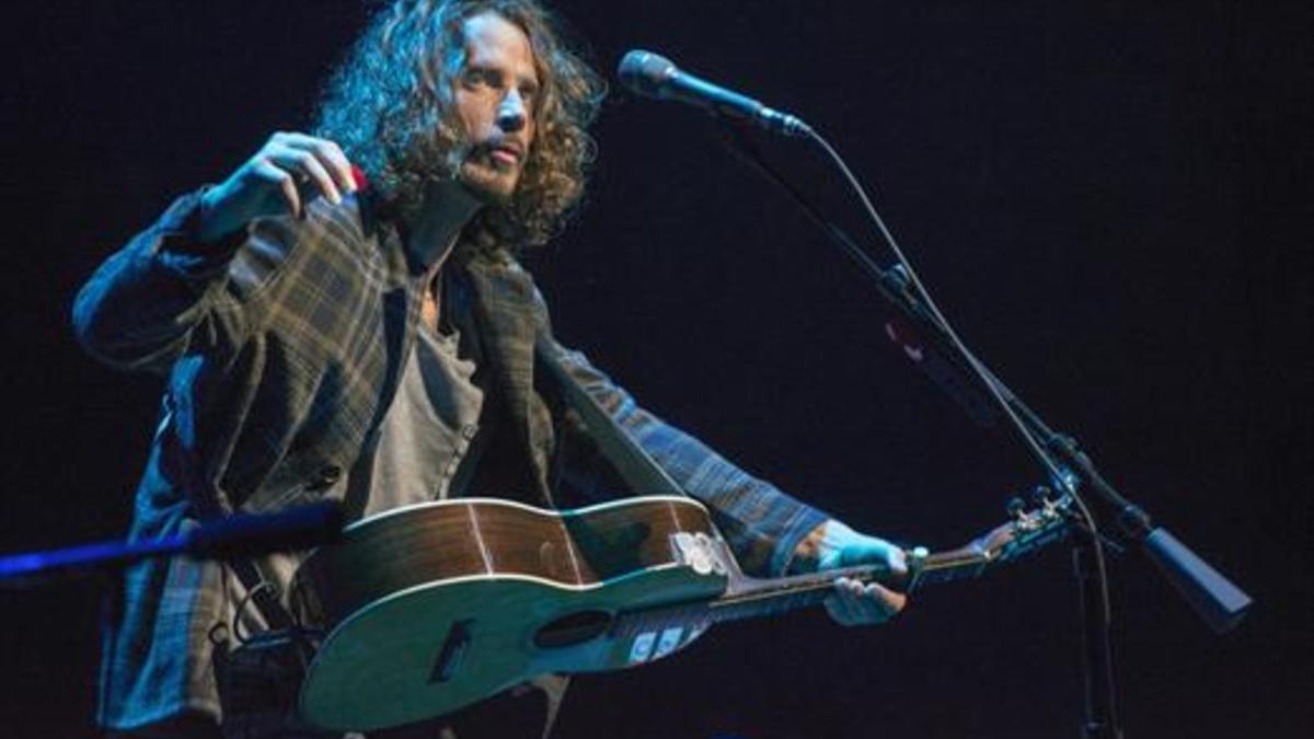 Chris Cornell, durante su última actuación en Barcelona, el 21 de abril del 2014 en el Liceu.