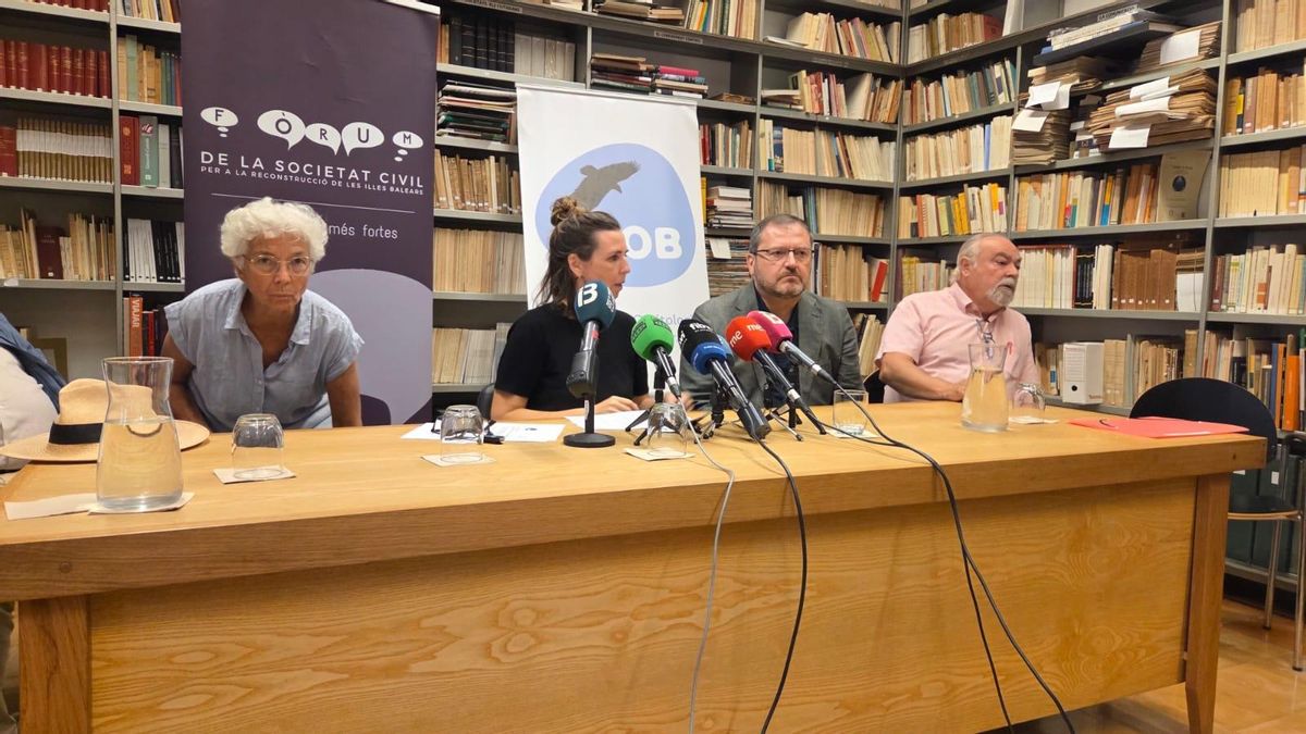 Las asociaciones civiles denuncian la destrucción del patrimonio en Baleares