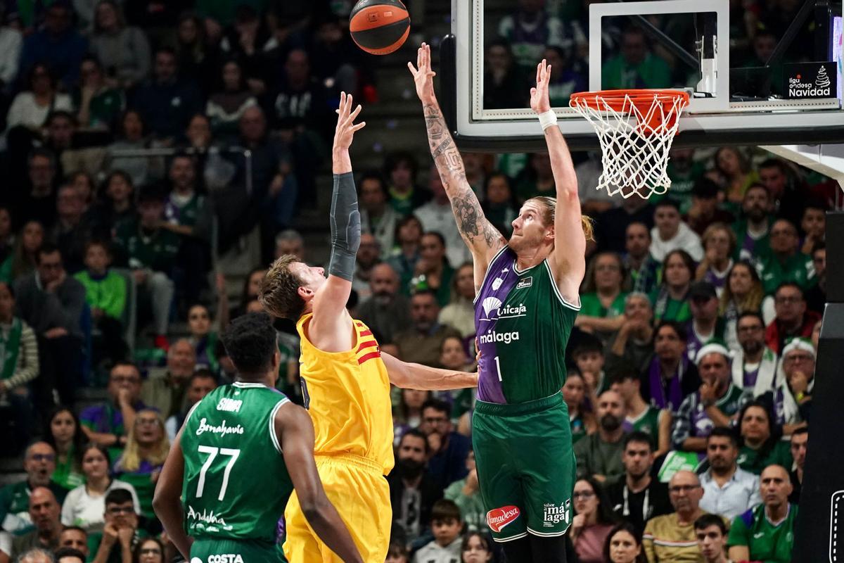 El Unicaja - FC Barcelona de la Liga Endesa, en imágenes