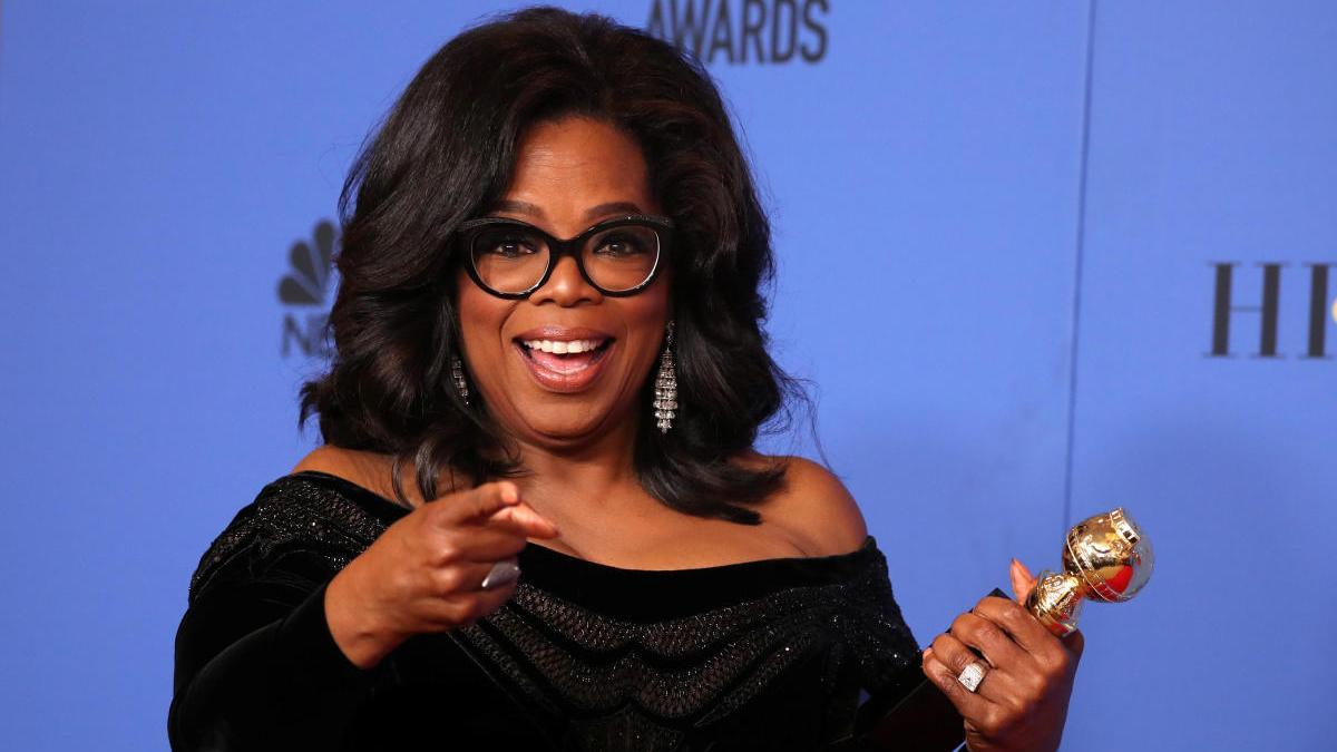 Oprah Winfrey, durante una edición de los Globos de Oro