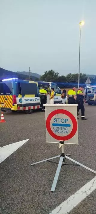 Un control a Argelaguer per les festes del Tura acaba amb 22 positius per alcohol o drogues i dues immobilitzacions