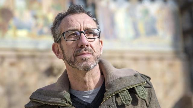 El escritor Ricardo Ménendez Salmón, en Barcelona, la pasada semana.