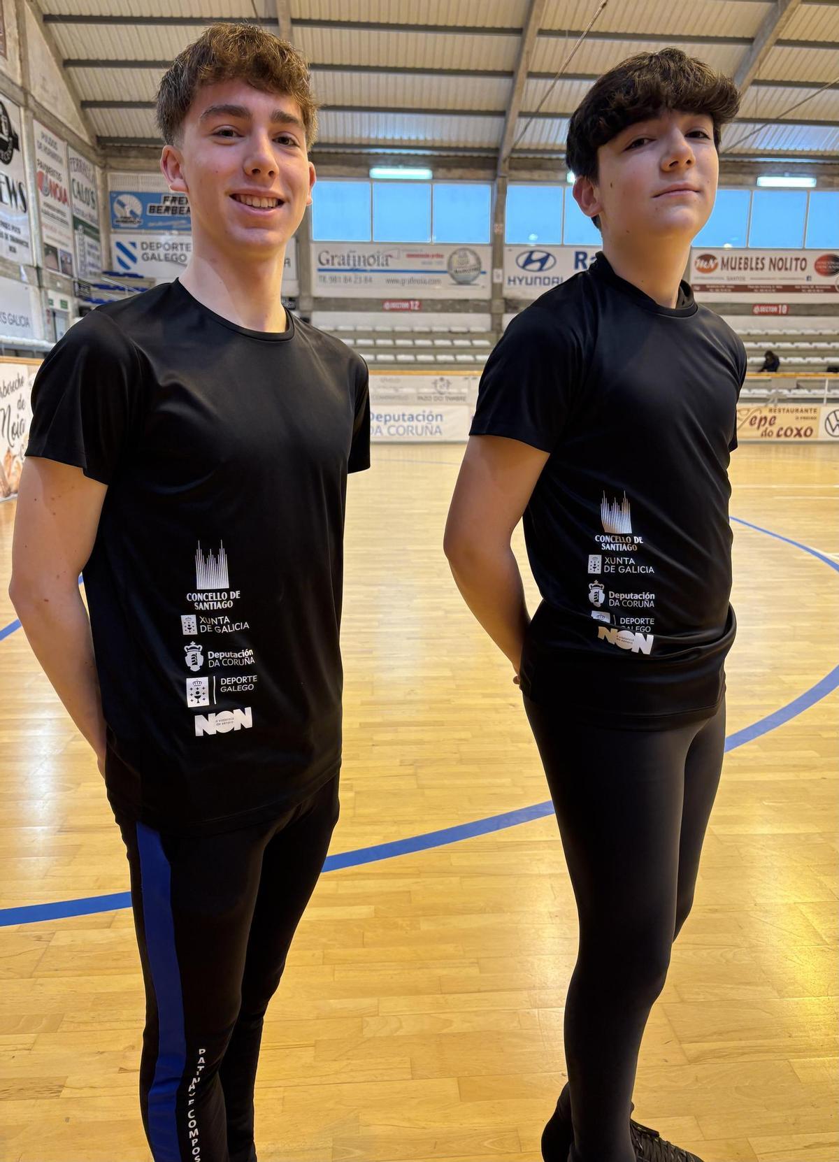 Desde la izquierda, Oriel Rivas Pazos y Iago Vázquez Blanco