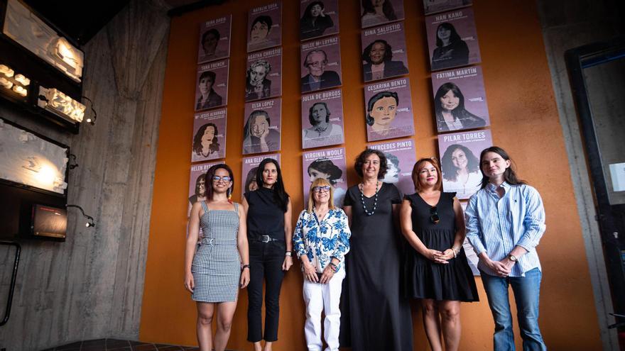 Algunas de las autoras que aparecen en la exposición dentro de la iniciativa 'La Literatura es Femenina'.