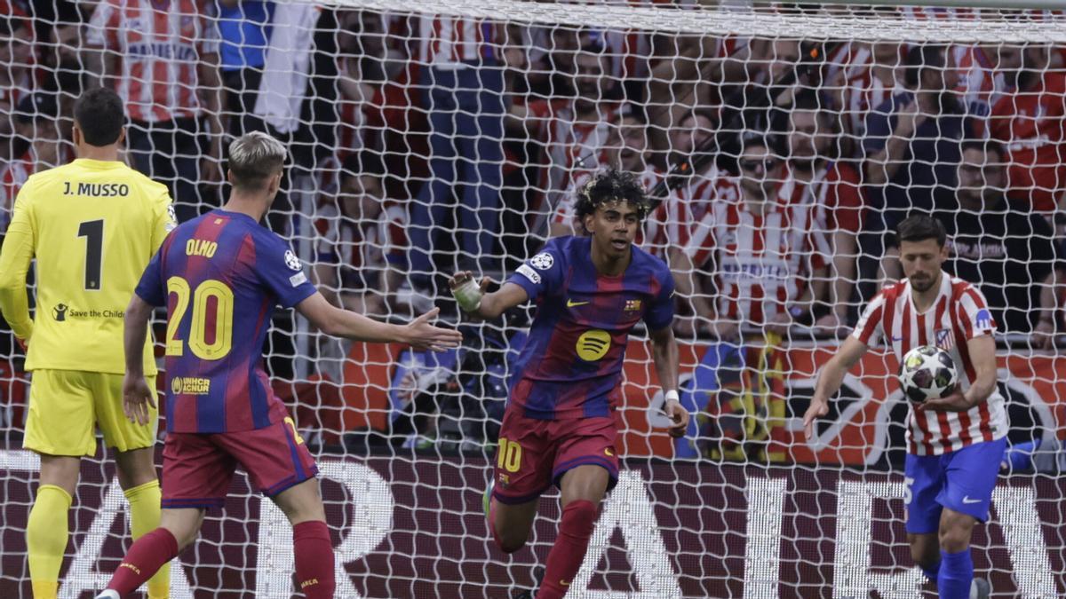 Lamine Yamal destrozó un récord de Mbappé con su primer gol