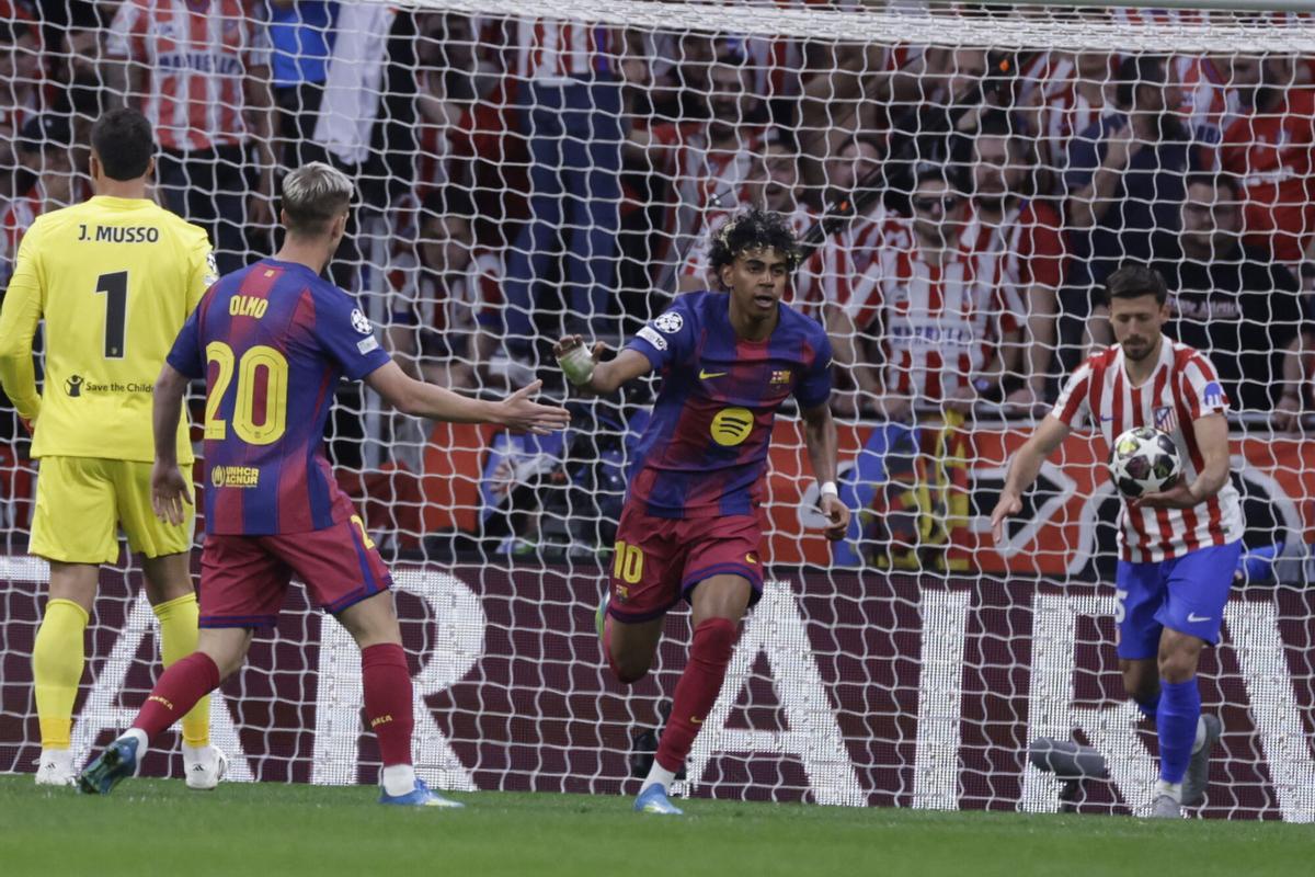 Champions League: Atlético - Barcelona, en imágenes. Champions League: Atlético - Barcelona, en imágenes.
