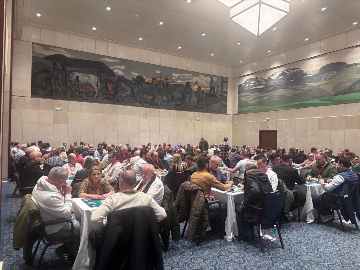 Los jugadores en el hotel de la Reconquista.