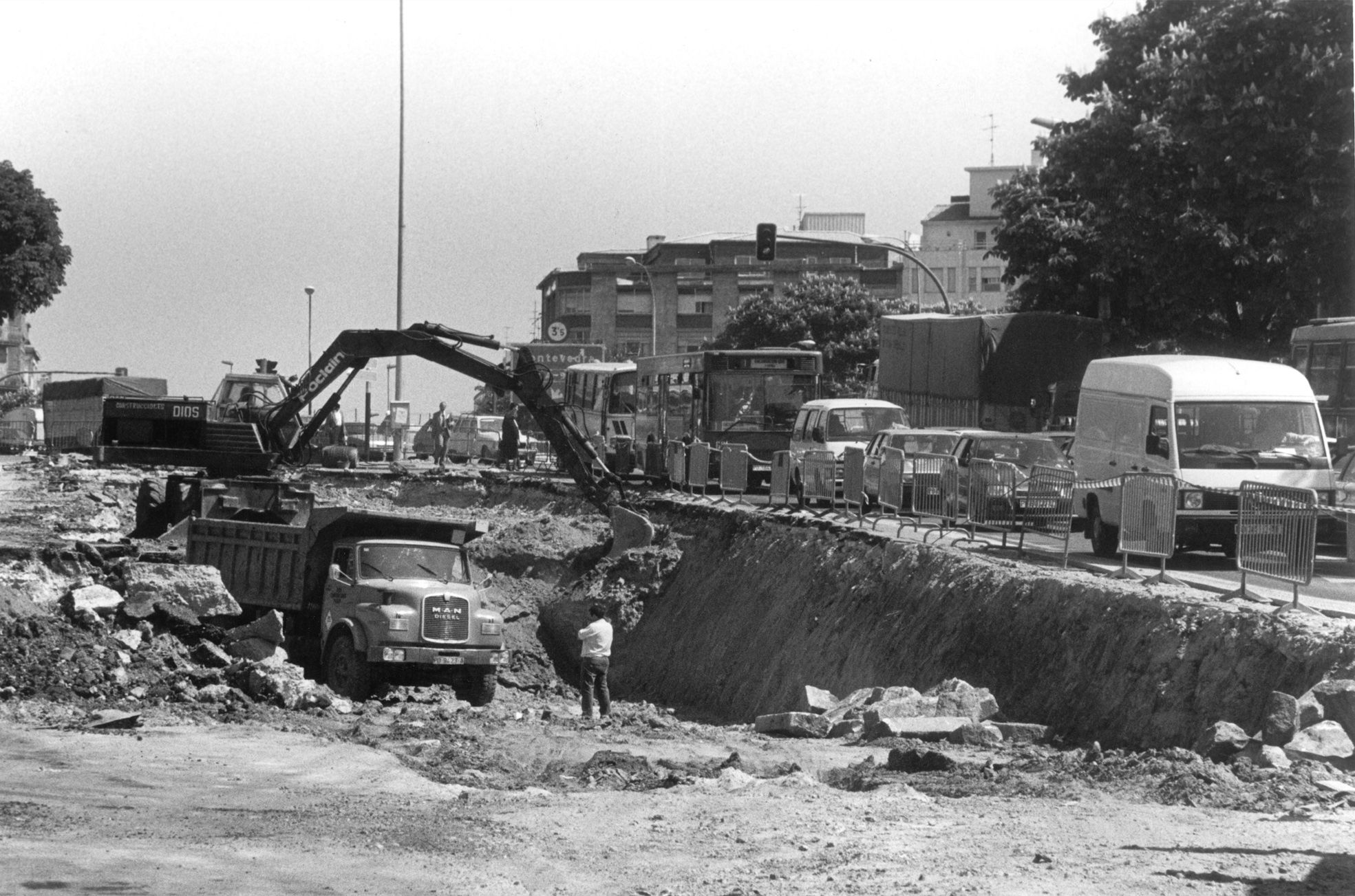 El túnel de Plaza de España