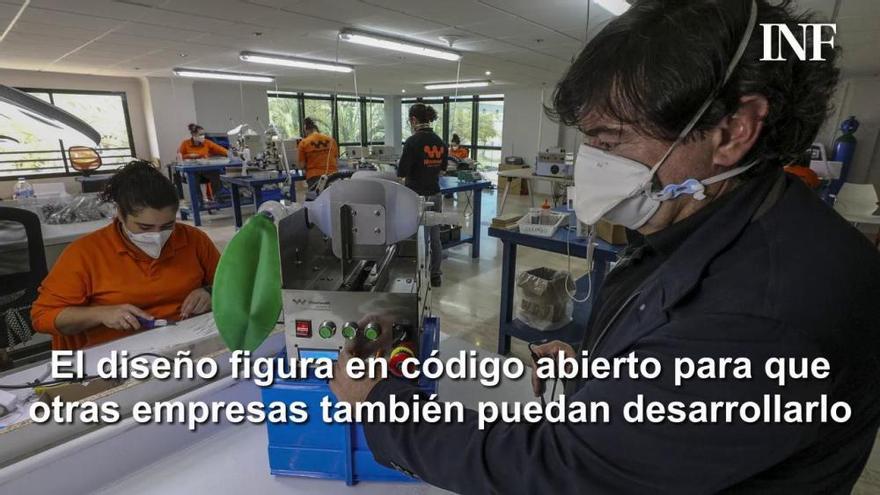 Una empresa ilicitana espera autorización del Consell para fabricar 300 respiradores al día para luchar contra el coronavirus