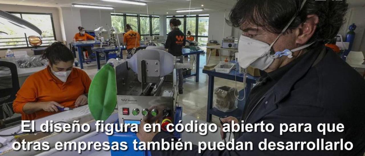 Una empresa ilicitana espera autorización del Consell para fabricar 300 respiradores al día para luchar contra el coronavirus