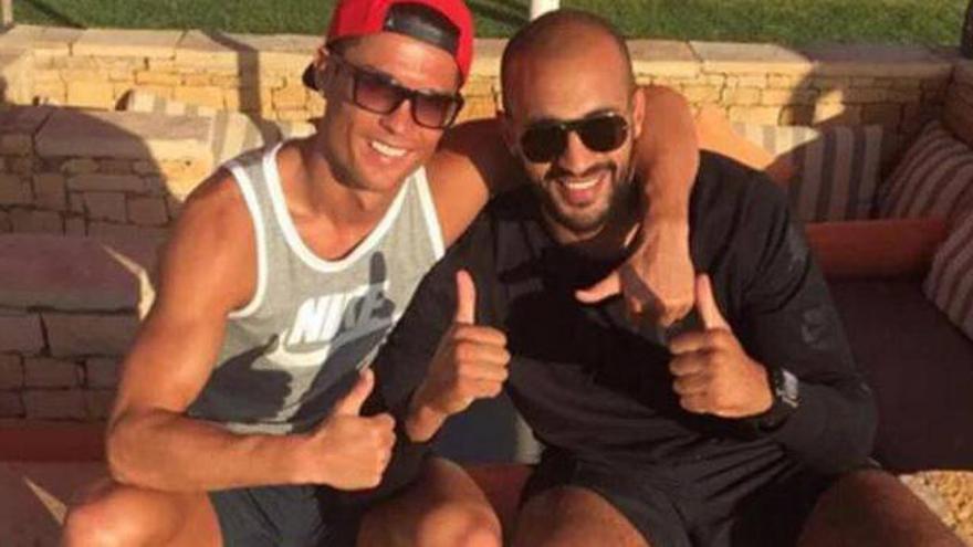 Cristiano Ronaldo y su amigo Badr Hari