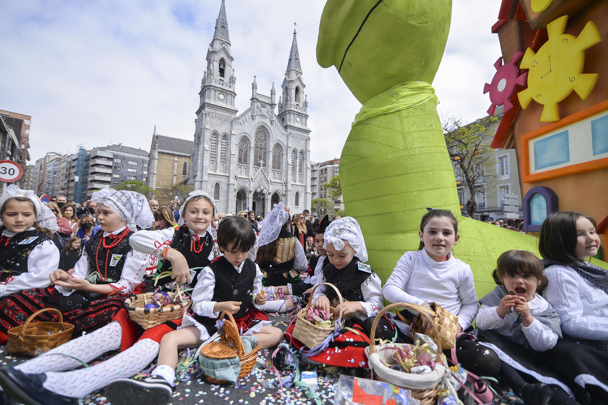 Inicio de las fiestas del Bollo de Avilés