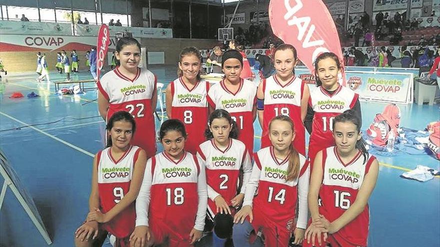 Las ‘Mini’ del CB Alto Guadalquivir quedan terceras en la copa Covap