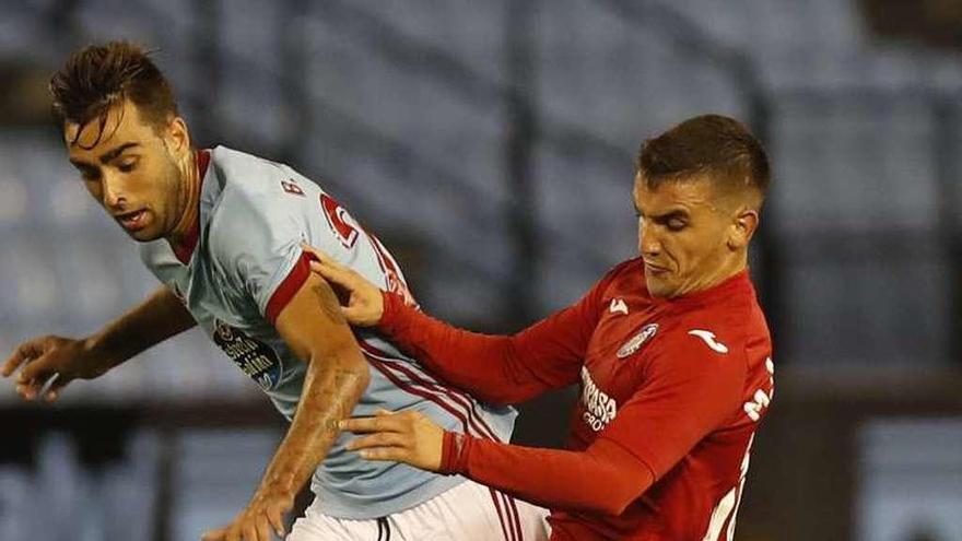 Brais, durante un partido ante el Getafe. // Ricardo Grobas