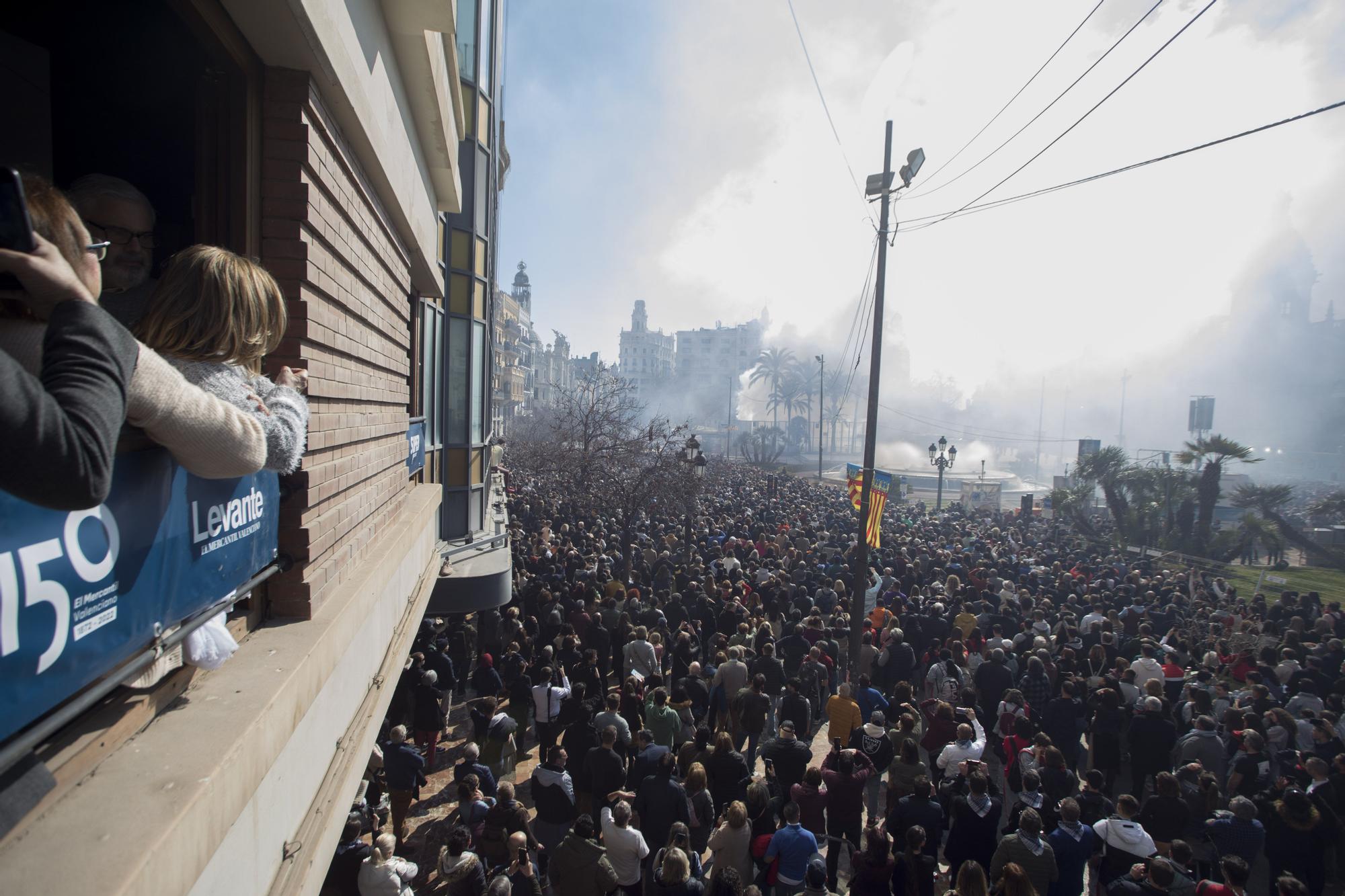 Así se vivió la mascletà desde el balón de Super