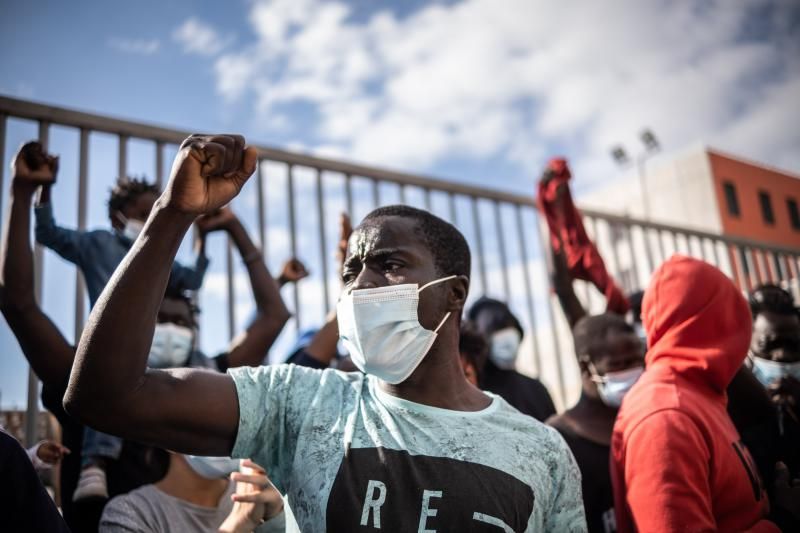 Concentración de inmigrantes en Santa Cruz de Tenerife