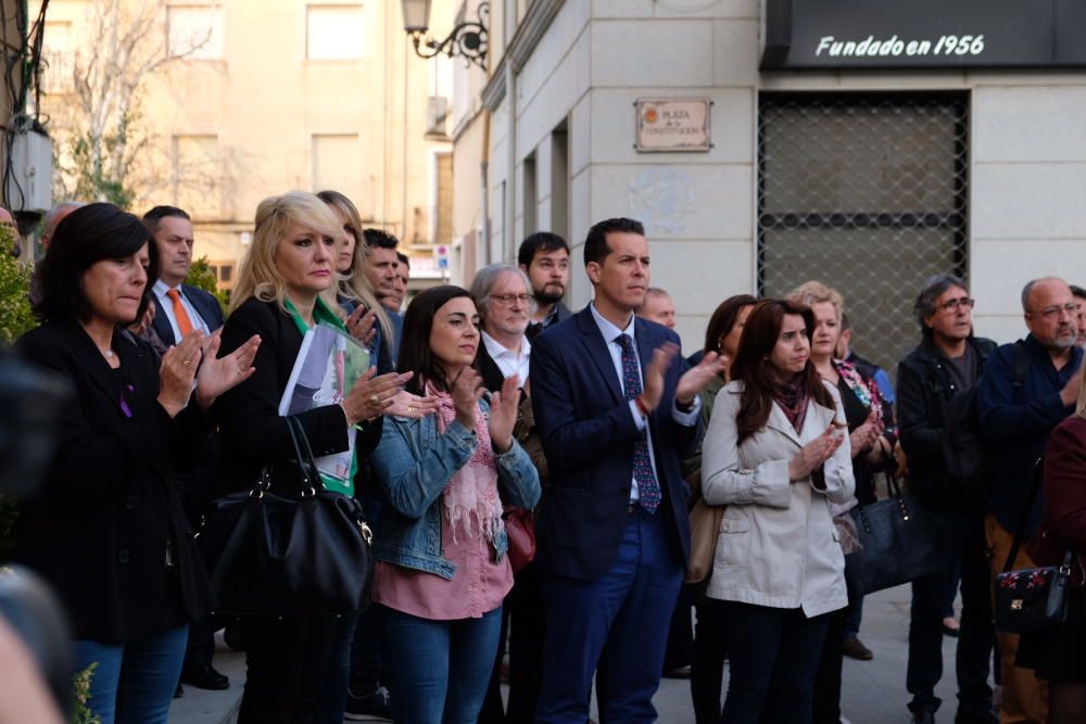 Manifestación en Elda en contra de la sentencia de 'La Manada'