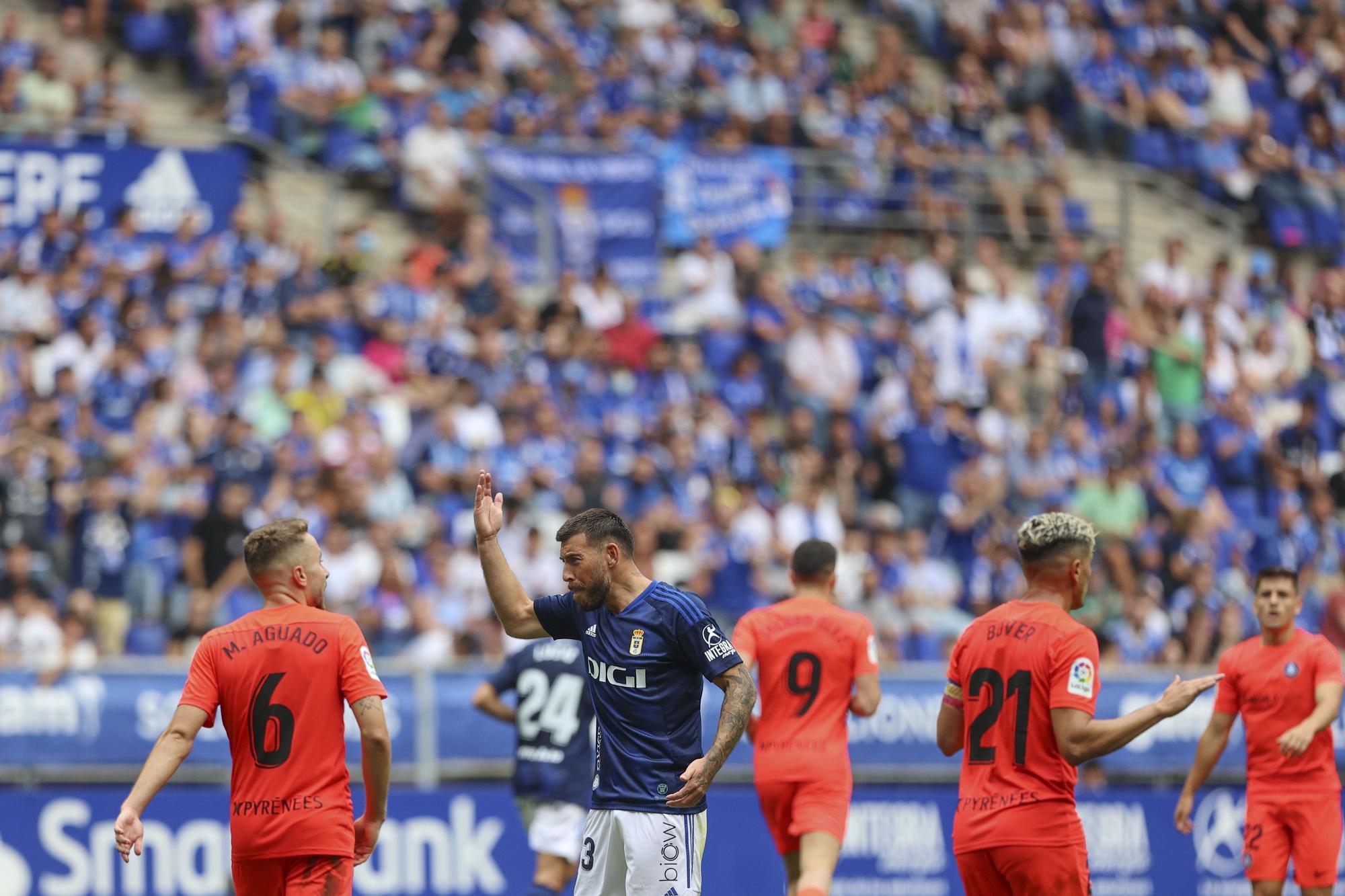 En imágenes: El Oviedo se estrena perdiendo por 0-1 contra el Andorra