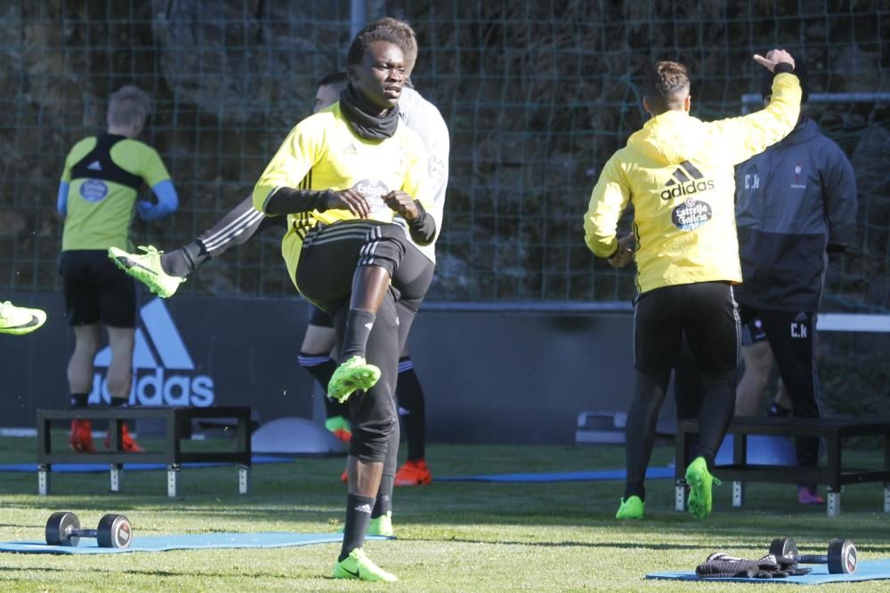 El Celta ultima el partido ante el Shakhtar