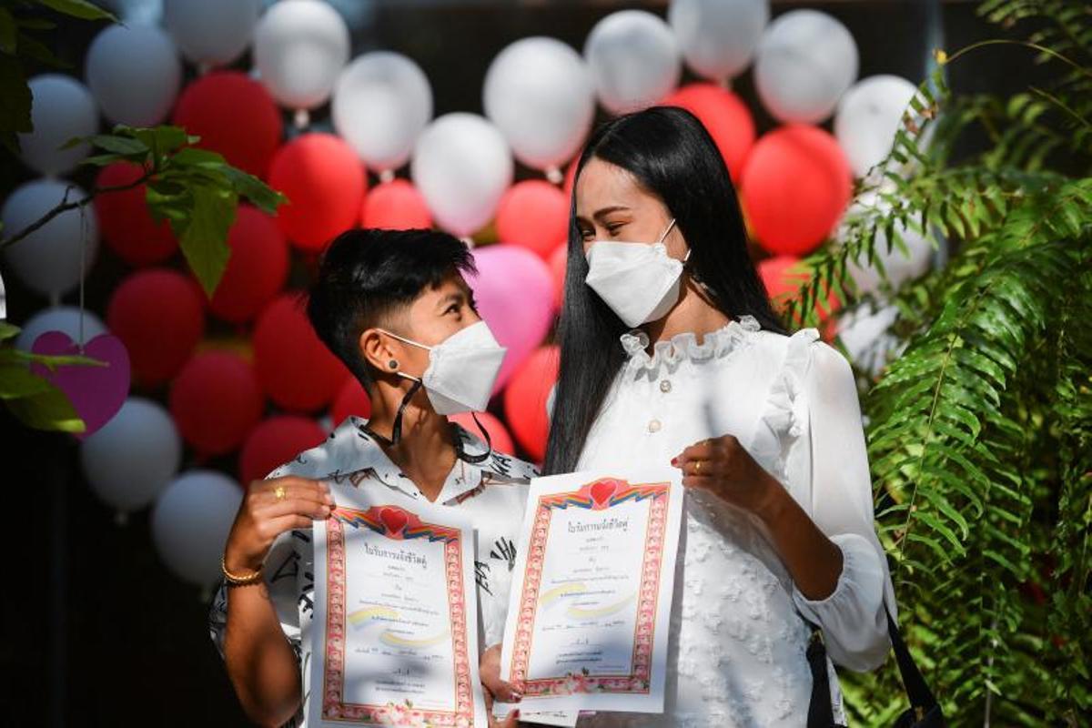 Día de San Valentín, en Bangkok, Tailandia