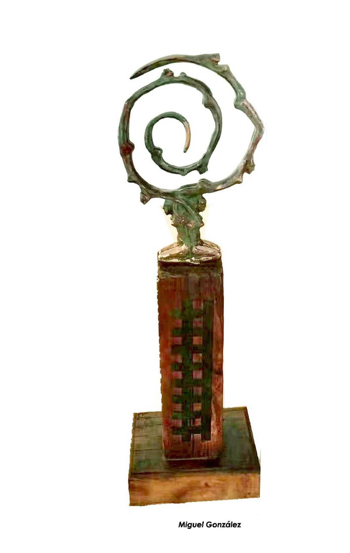 La escultura del artista Miguel González