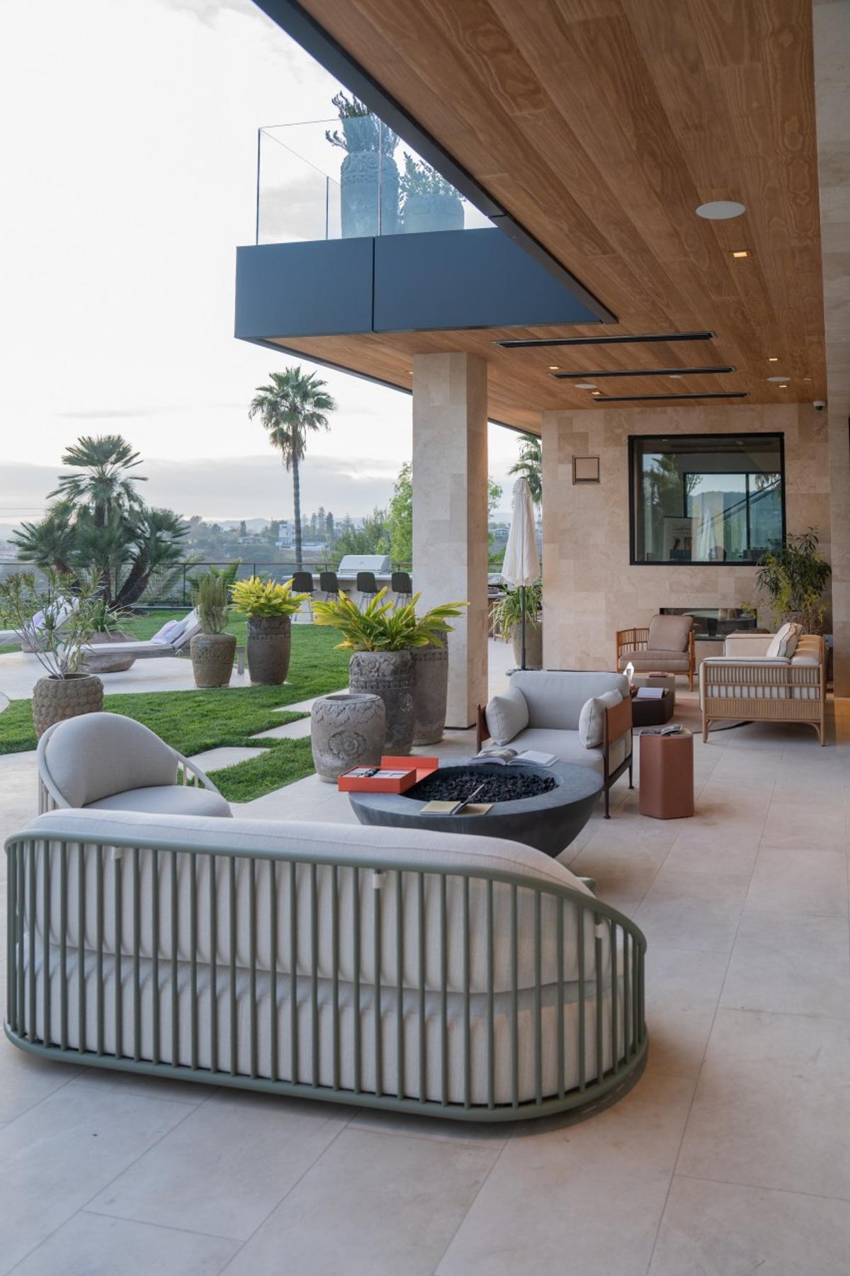 La terraza con vistas de Casa Hollywood.