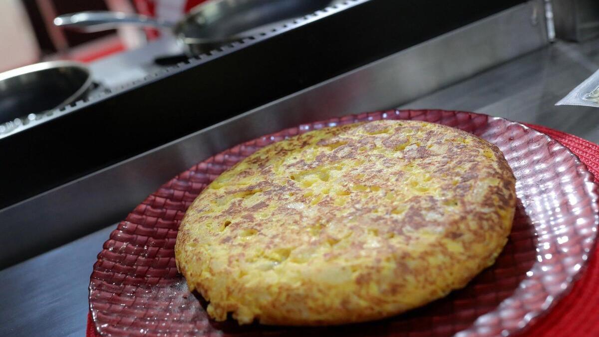 Imagen de una tortilla de patatas.