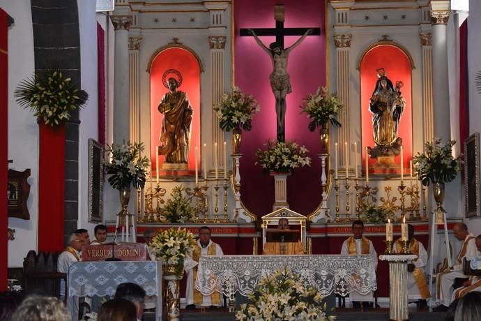 San Ginés, procesión con traca de calor a 30 grados