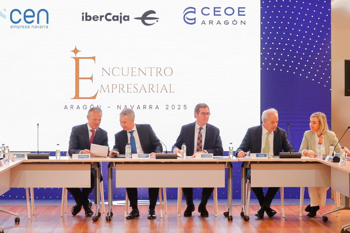 El encuentro empresarial entre Aragón y Navarra.