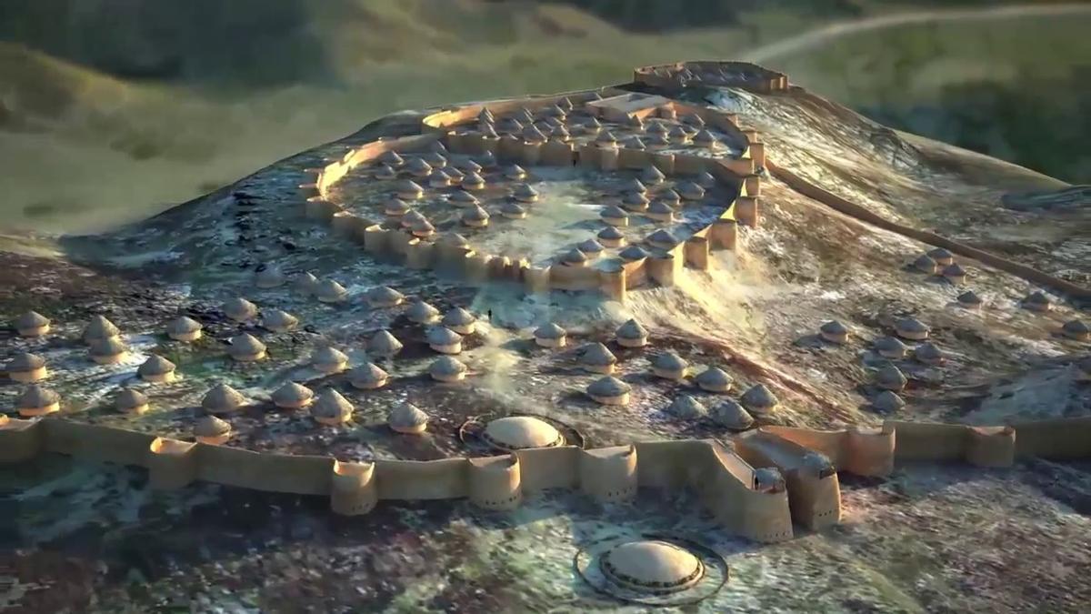 El poblado contaba con hasta 1500 habitantes hace 5.200 años a.C