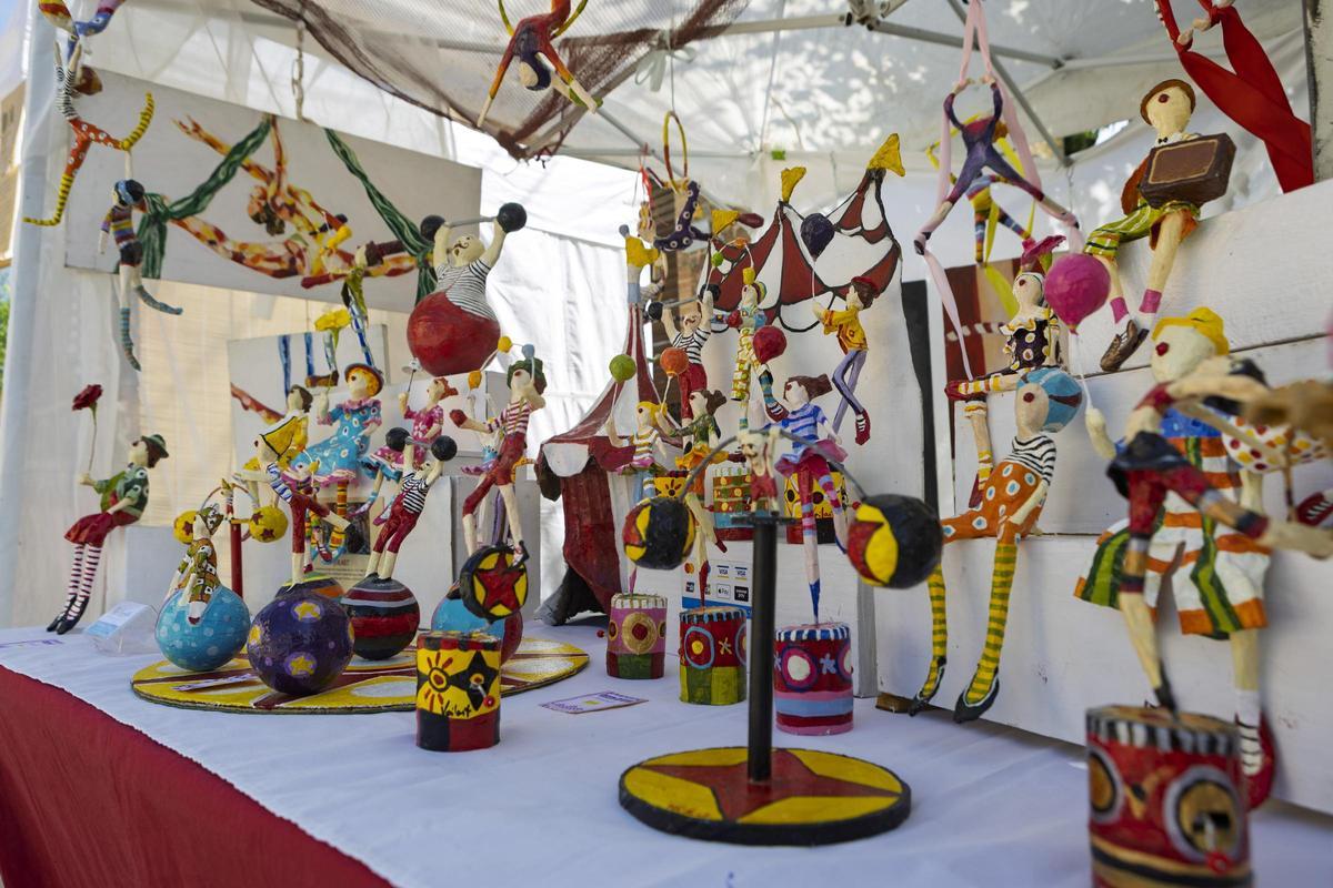 Fira d'artesania de lany passat a Collsuspina