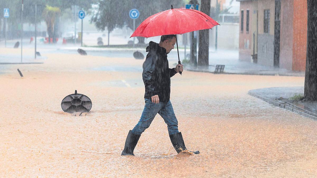 Inundaciones en Campanillas por el paso de una DANA en noviembre de 2024.