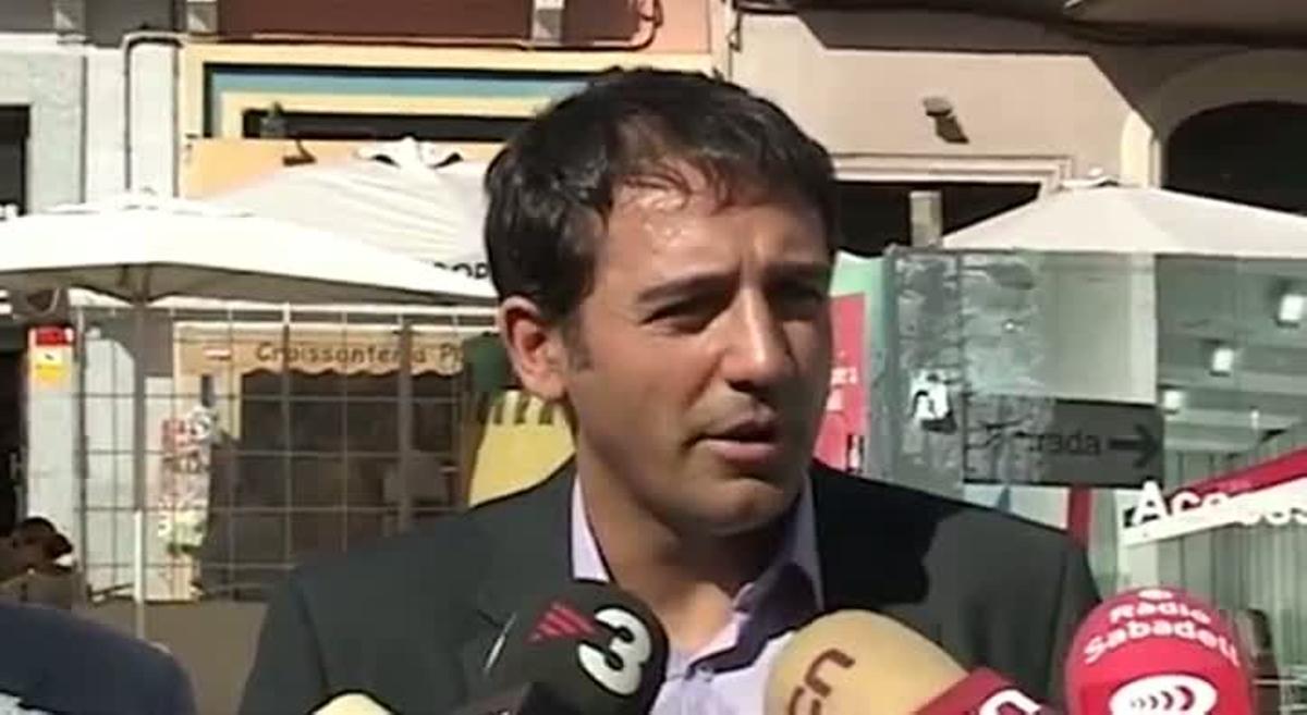 Declaracions de Xavier Flores, director general d’Infraestructures i Mobilitat Terrestre de la Generalitat, i de Joan Carles Sánchez, alcalde de Sabadell.