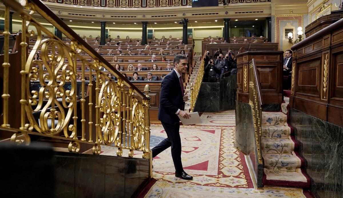 Comparecendia de Pedro Sánchez y sesión de control al Gobierno en el Congreso, en imágenes