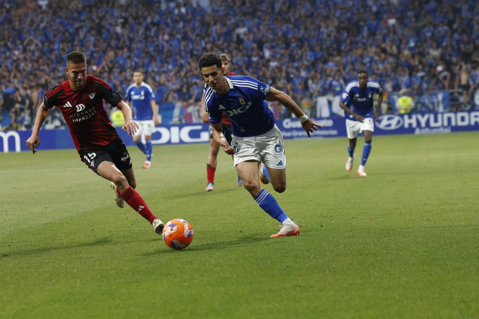 Así se vivió en el Carlos Tartiere la final del play-off entre el Real Oviedo y el Mirandés