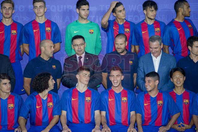 Las imágenes de la presentacion de la cantera del FC Barcelona