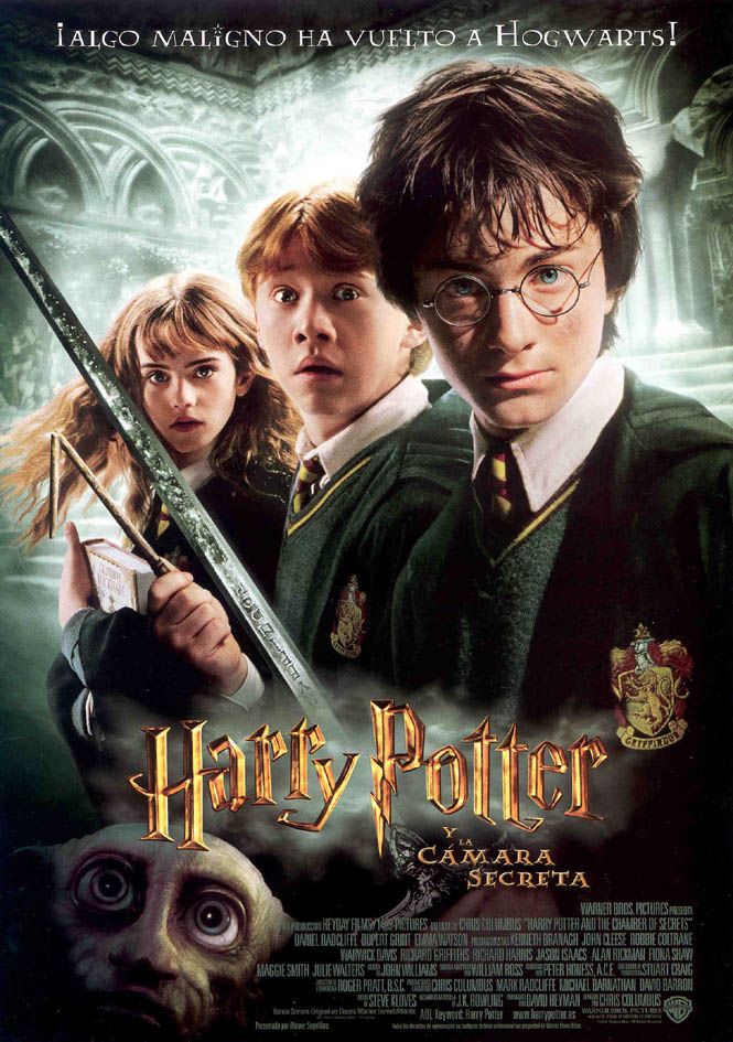 Cartel de la película 'Harry Potter y la cámara secreta'