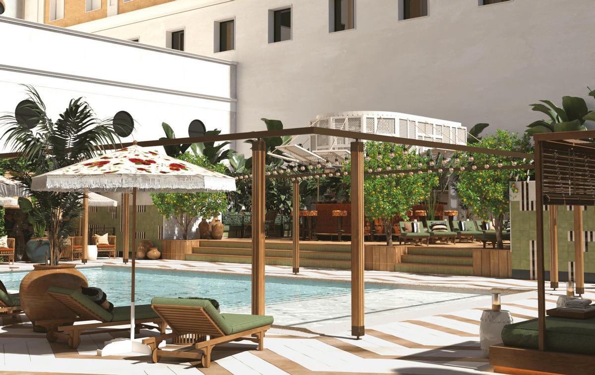 La piscina del Only YOU Hotel Sevilla, del Palladium Hotel Group