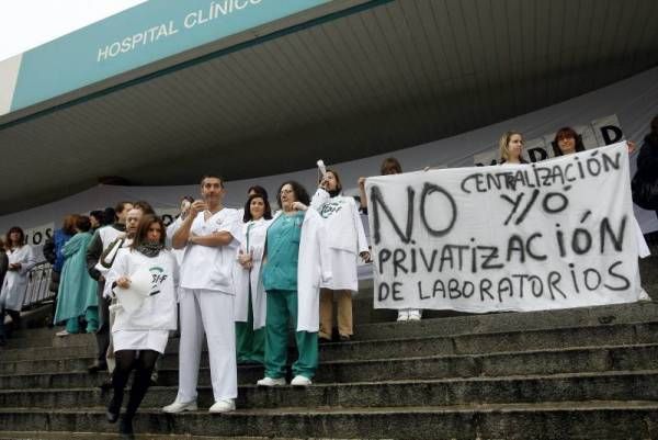 Fotogalería: Concentración contra la privatización de la sanidad