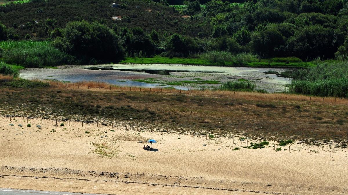 La laguna A Bodeira.