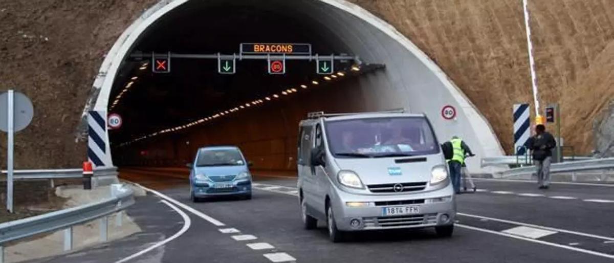 Els túnels de Bracons, en una imatge d'arxiu.