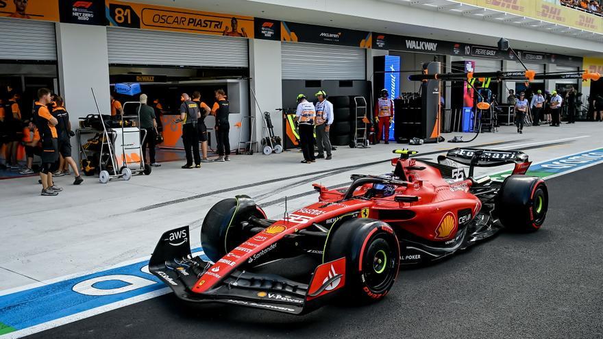 Alonso y Sainz saldrán 2º y 3º en el GP de Miami