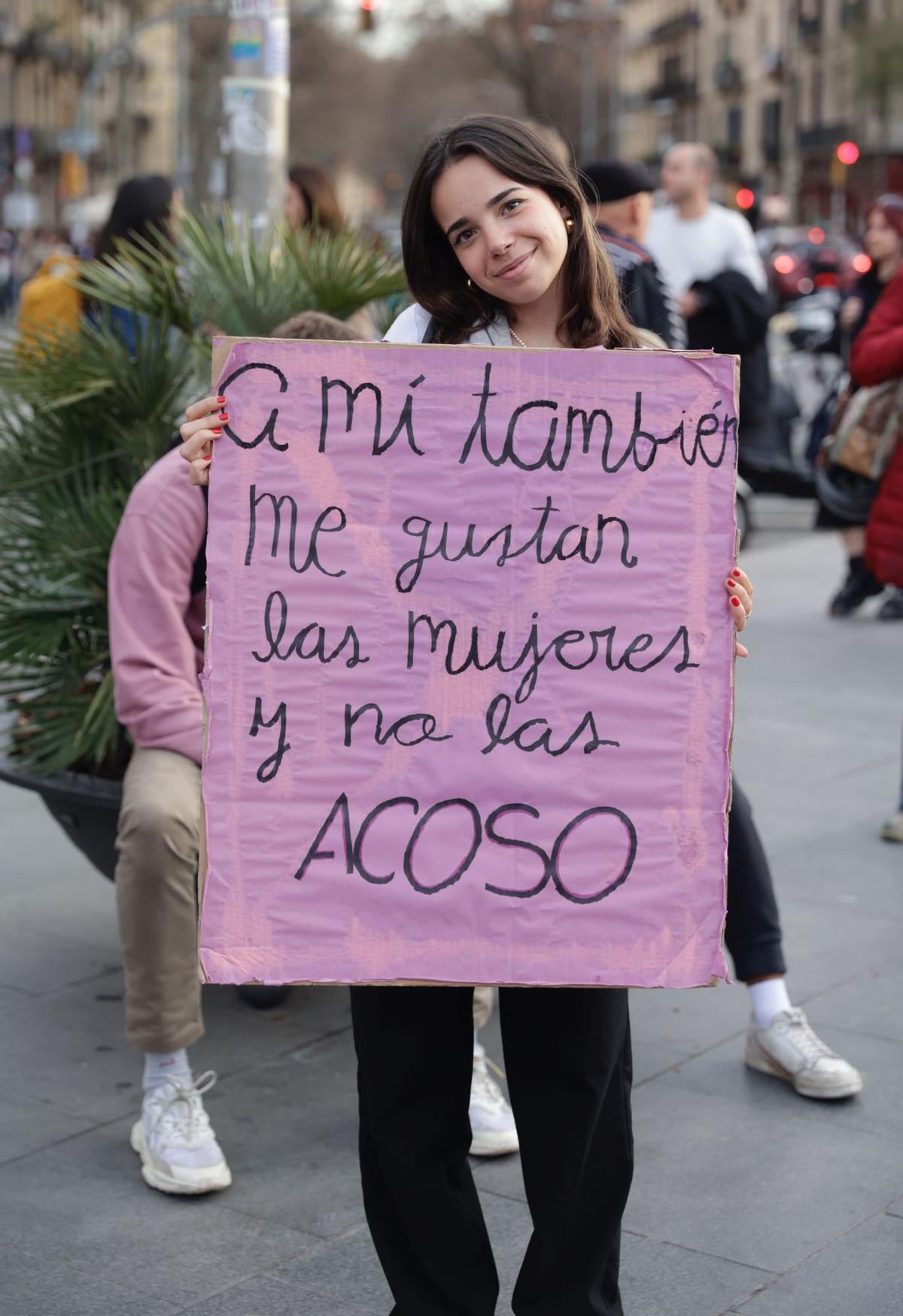 Manifestación del 8-M en Barcelona